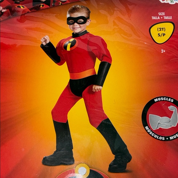 Disney Pixar The Incredibles Dash Costume Size 2T New - Picture 4 of 5